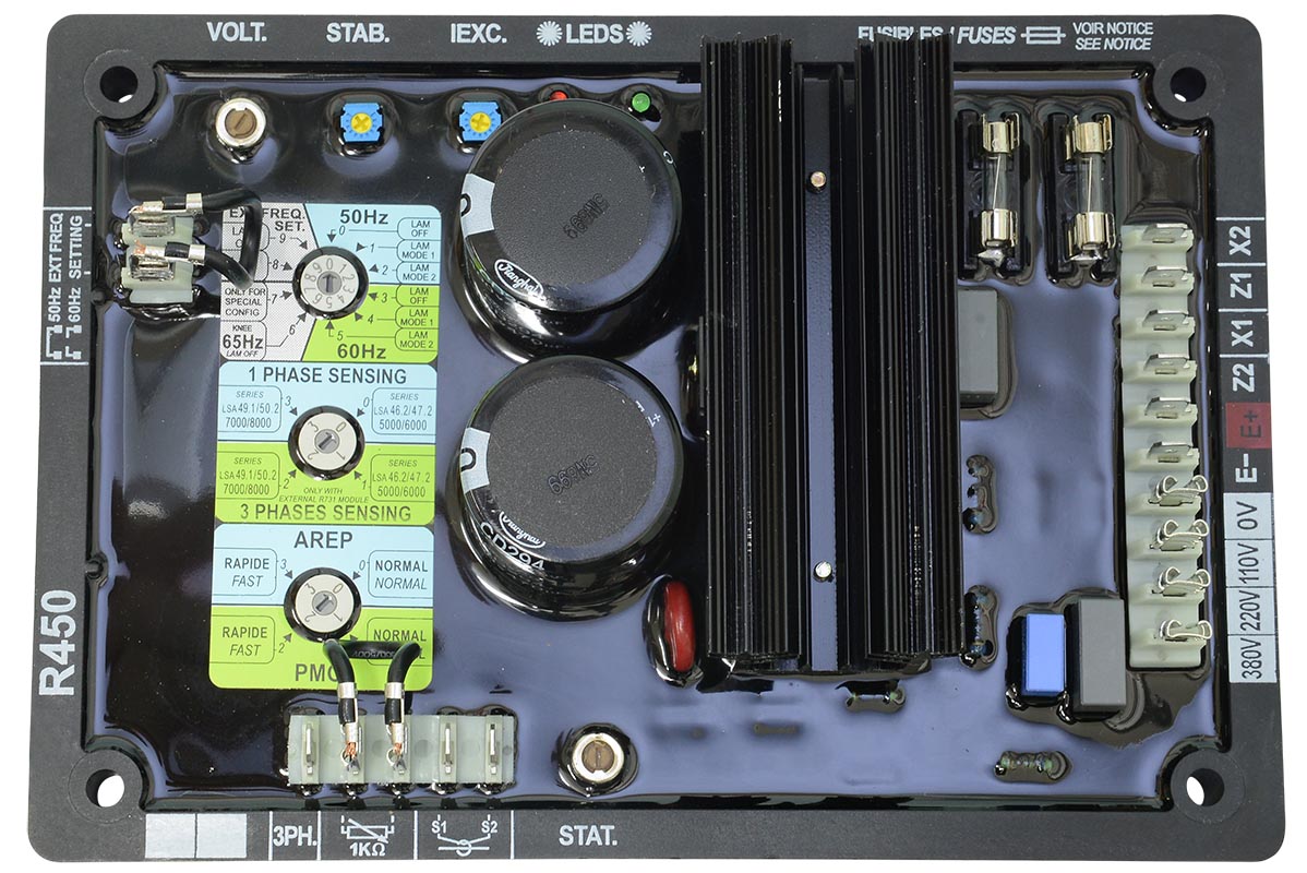 Фото Регулятор напряжения Leroy-Somer R450/ R450 AVR | MarblEnergy