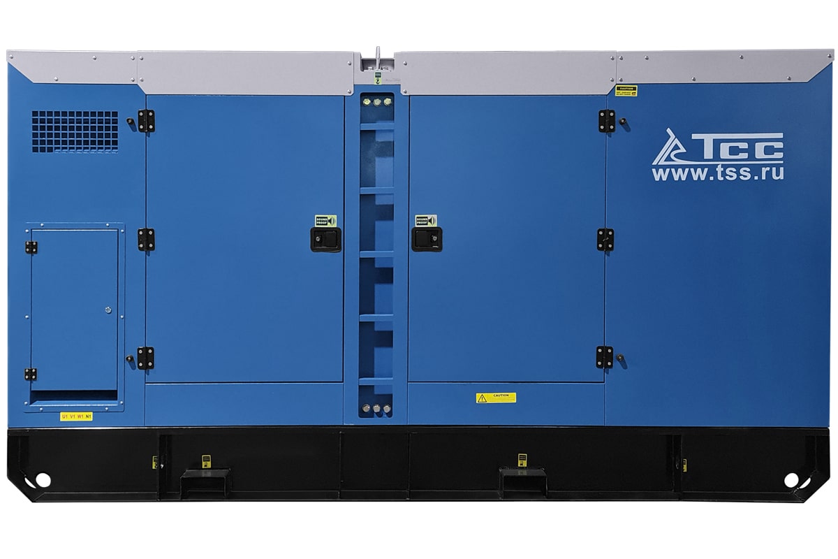 Фото Дизельный генератор ТСС ЭД-200-Т400 с АВР в шумозащитном кожухе на прицепе | MarblEnergy