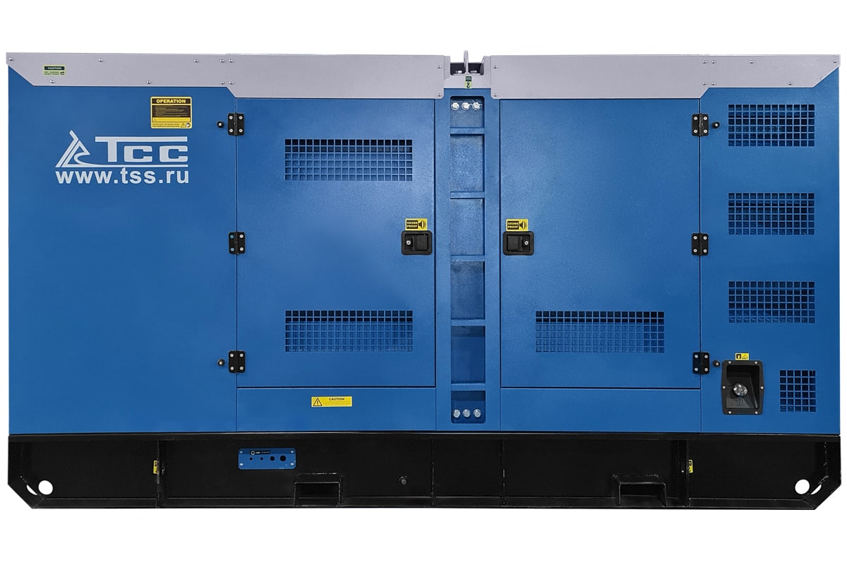 Фото Дизельный генератор ТСС ЭД-200-Т400 с АВР в шумозащитном кожухе на прицепе | MarblEnergy