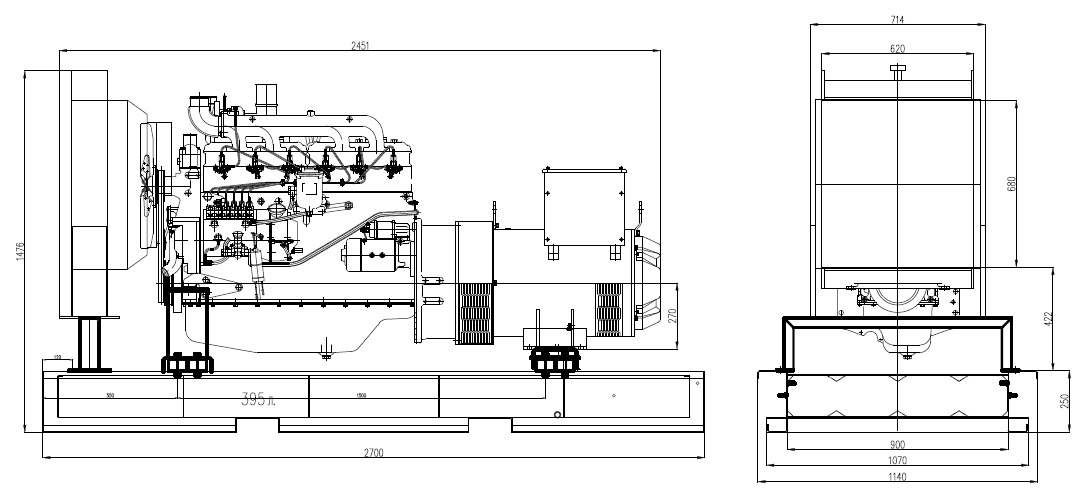 Фото Дизельный генератор ТСС АД-80С-Т400-1РМ1 | MarblEnergy